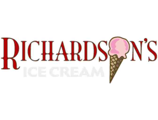 RICHARDSON'S ICE CREAM, $50 GIFT CARD, NO EXPIRATION DATE