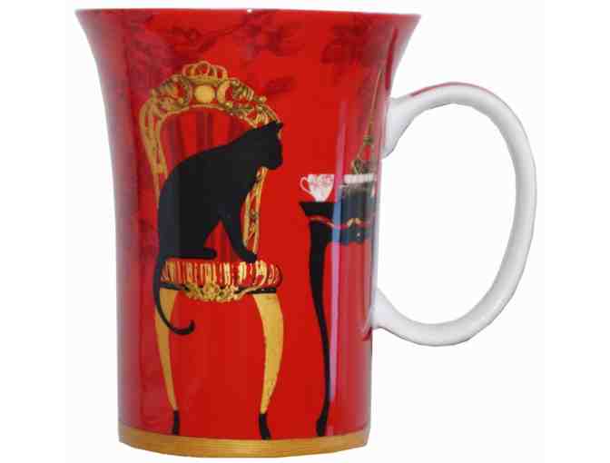 MYSTICAL & CURIOUS CATS MUG SET OF 4 WITH 8 FLAVORS OF CURIOUS CAT COFFEE