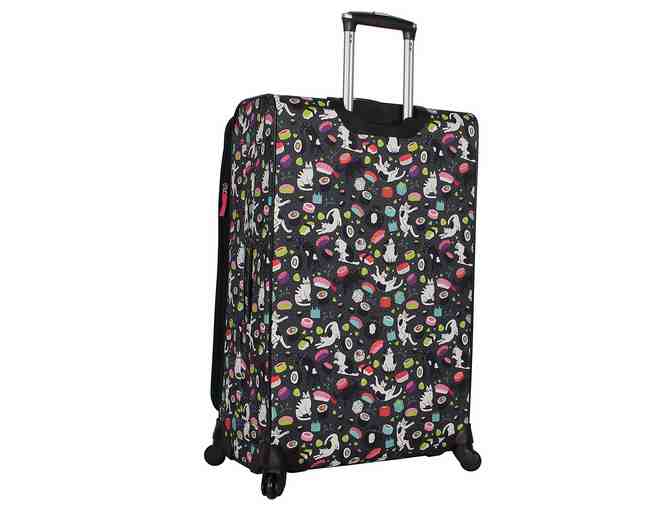 LILY BLOOM 'SUSHI' PATTERN 24' SPINNER SUITCASE