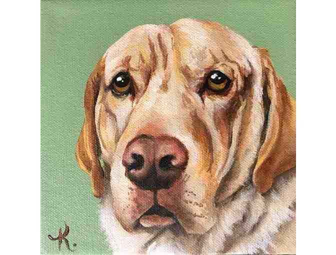 CUSTOM ACRYLIC PORTRAIT OF YOUR PET BY KERRI GIGIELLO