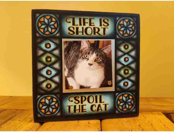 Two (2) Colorful Photo Displays