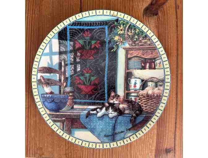 Three Collector Kitty Plates