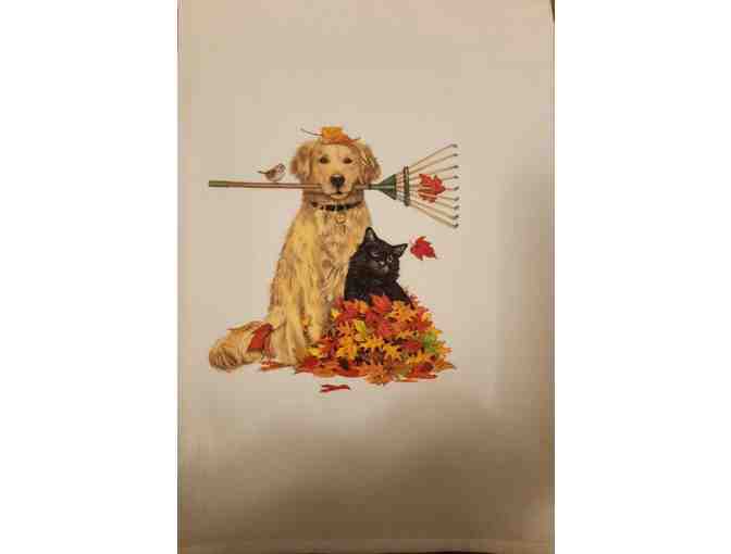 Four (4) Flour Sack Kitchen Towel