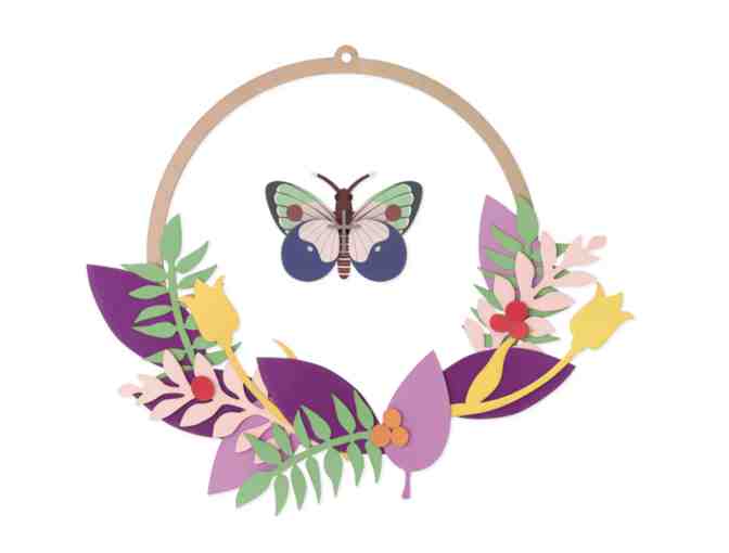 3D DIY Flower Blossom Wreath - Photo 2