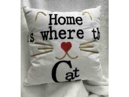 Home is Where the Cat is Decorative Pillow