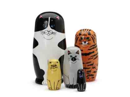 Nesting Cats Set (5 cats)