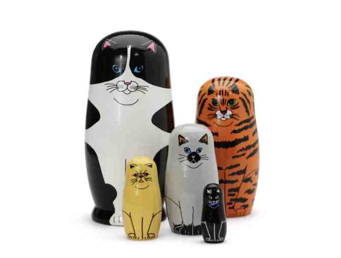 Nesting Cats Set (5 cats) - Photo 1