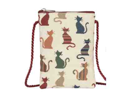 Cat Tapestry Mini-Purse
