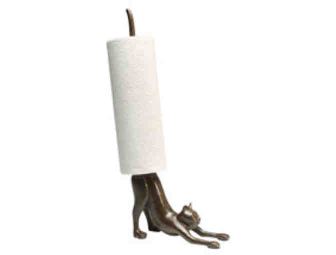 Bronze Cat paper towel holder - Photo 1