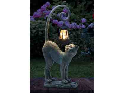 Whisker Wonder Cat Solar Sculpture