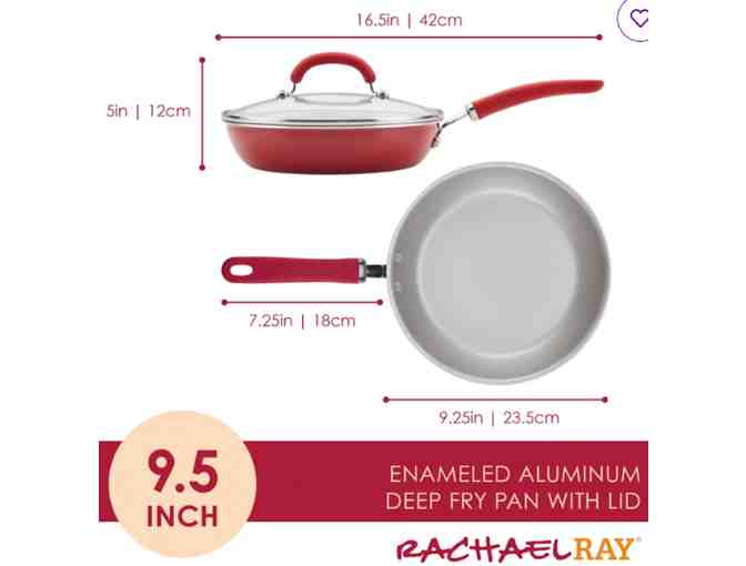 Rachel Ray 9.5" Covered Deep Skillet - Photo 2