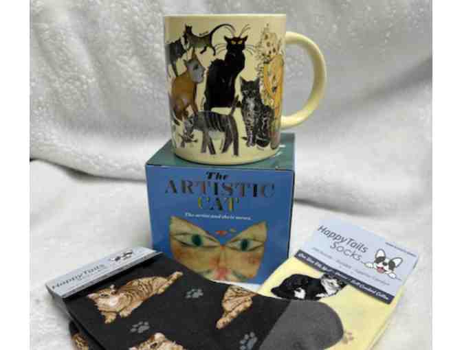 Artistic Cat Mug & Cat Socks - Photo 1