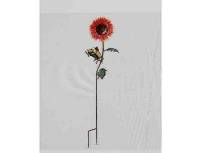 Sleeping Cat Garden Stake