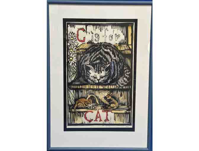 'C is for Cat' Print by Mary Azarian