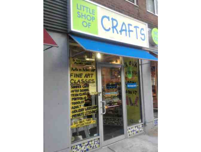 $100 Gift Certificate to a Little Shop of Crafts Party Package