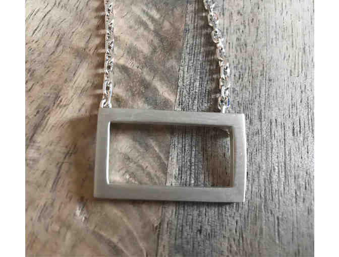 Small Obelisk - Small Rectangular Necklace