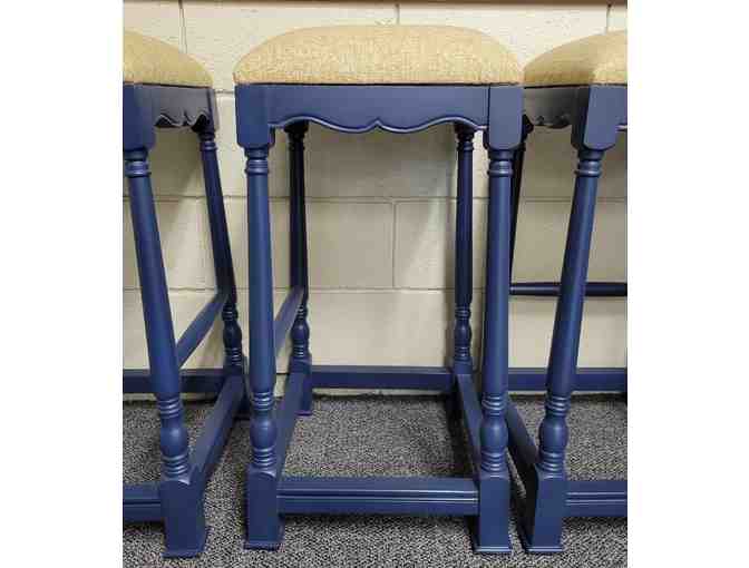 3 Naval Bar Stools