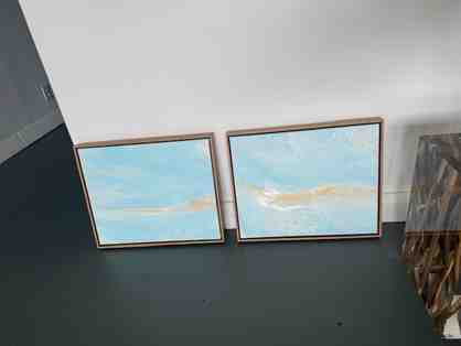 Christa Grenawalt - 2 Paintings and Curated Art Experience with the Artist