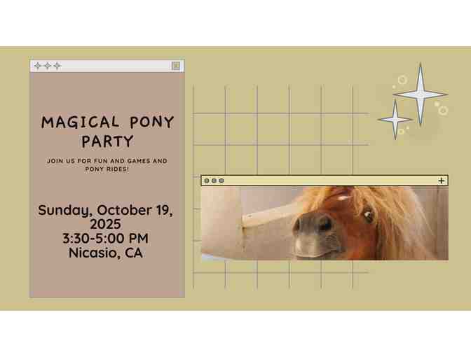 Magical Pony Party - Oct 19, 2025