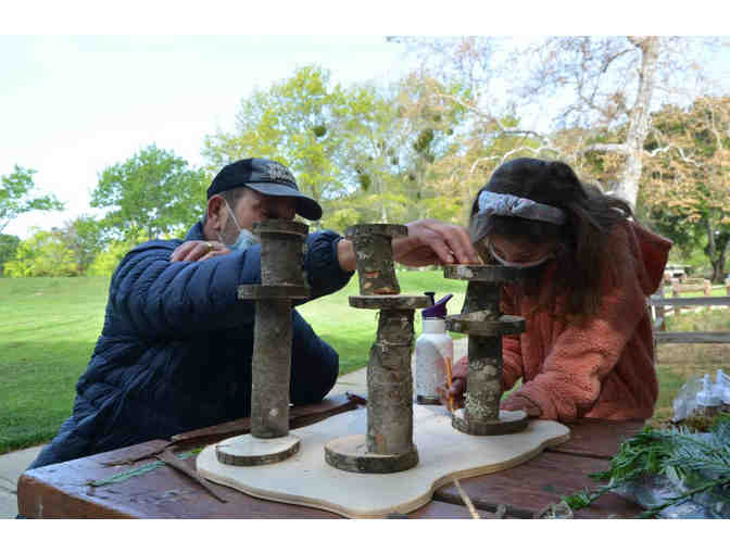 First Grade Class Project - Triple Tower Fairy House