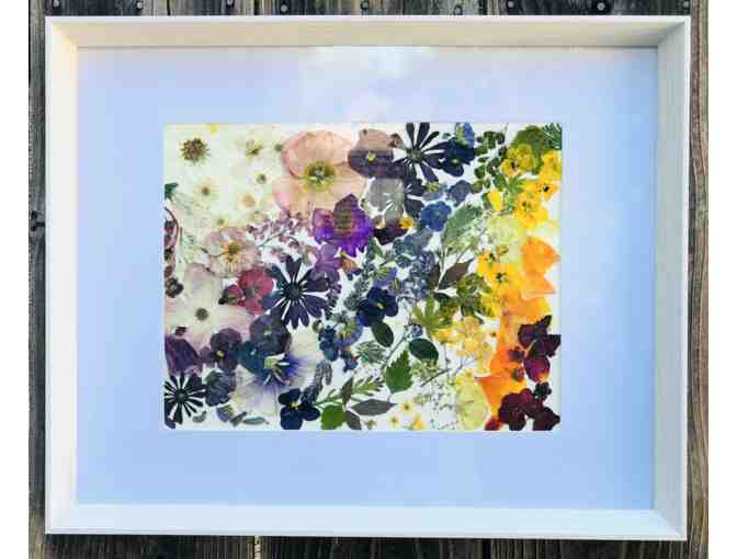 Fifth Grade Class Project - Pressed Flower Wall Art