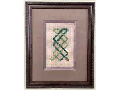 Fourth Grade Class Project - Norse Dragon Cross-Stitch