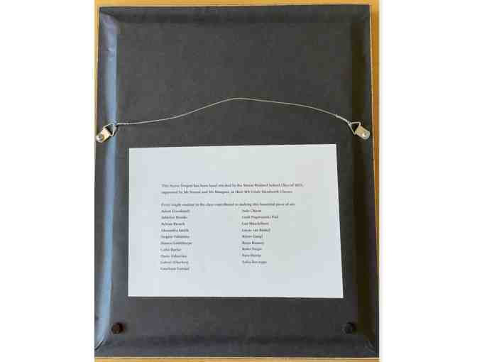 Fourth Grade Class Project - Norse Dragon Cross-Stitch