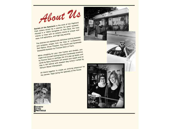 Society of the Spectacle $250 Gift Certificate