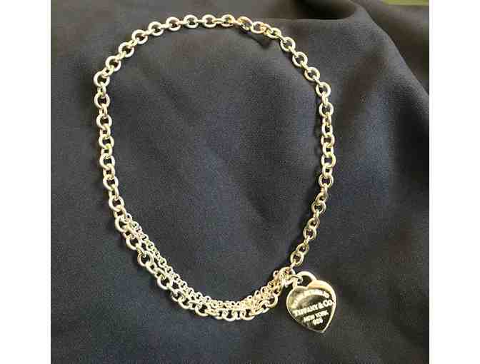 Tiffany & Co. Sterling Silver Heart Tag Necklace