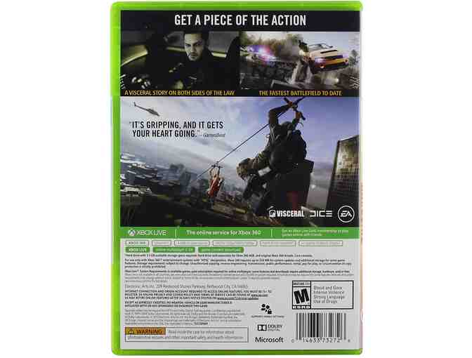 Battlefield Hardline for XBOX 360