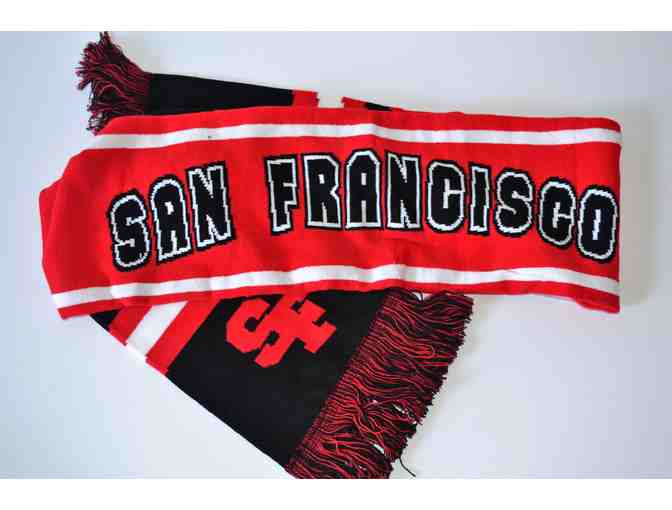SF Black and Red Scarf