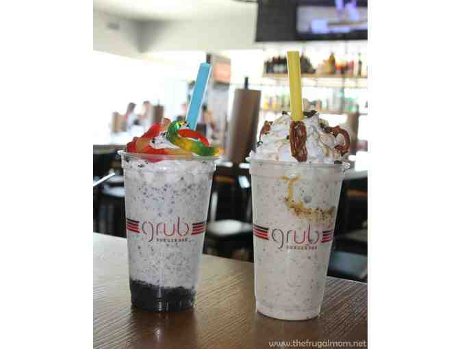 Grub Burger Bar Menu Tasting for 8, including cocktails