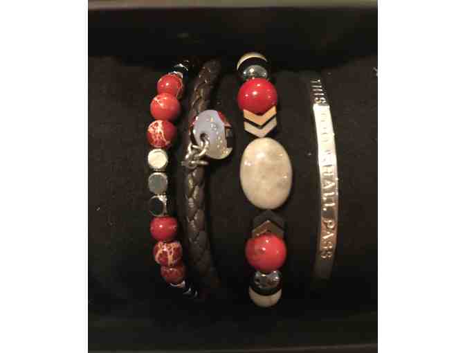 Rustic Cuff - Set of 4 Bracelets