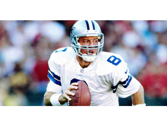 Troy Aikman Autographed Football