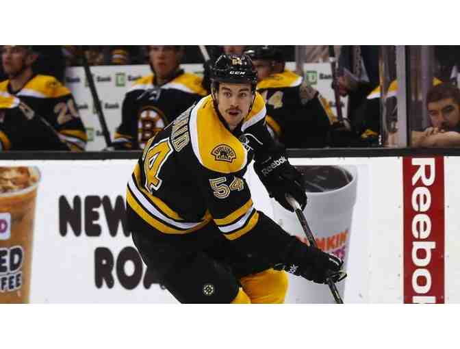 Autographed Bruins Hockey Puck