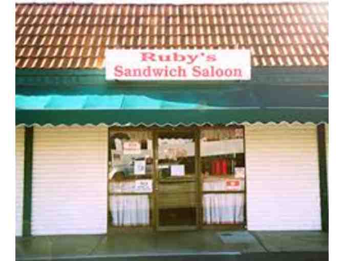 Ruby's Sandwich Saloon - $25 Gift Card