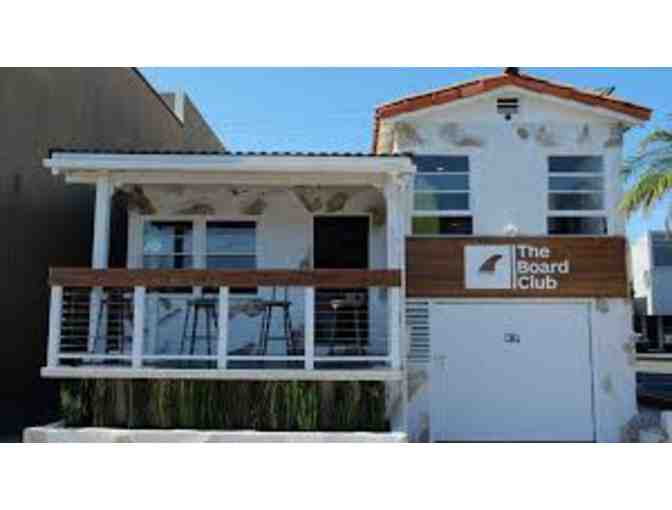 The Board Club - One Month Membership, T-shirt, Koozie, and Stickers