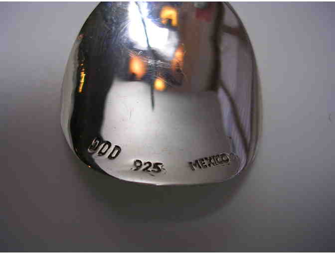 Sterling Silver Hammered Concave Disk Earrings