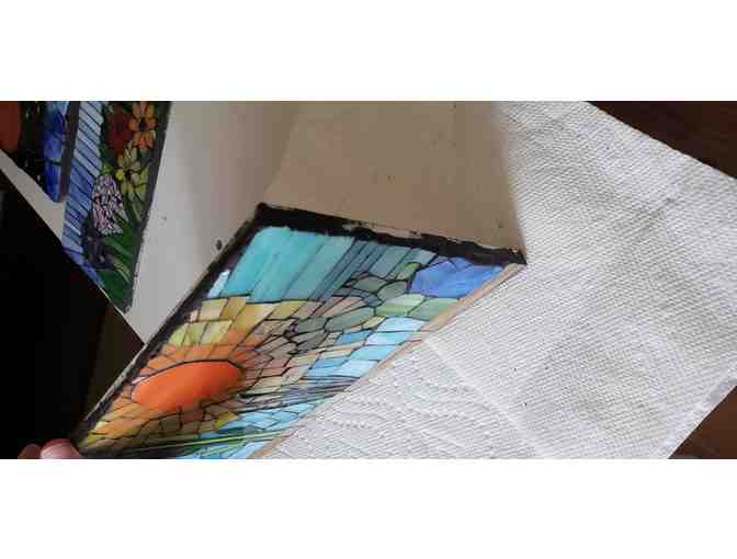 Stained Glass Mosaic Art- Cactus