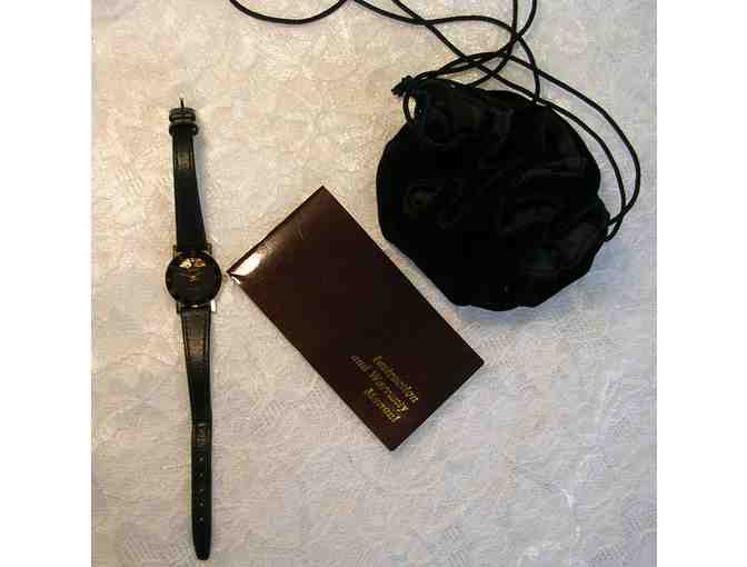 Ladies Black Hills Gold and Diamond Wrist Watch