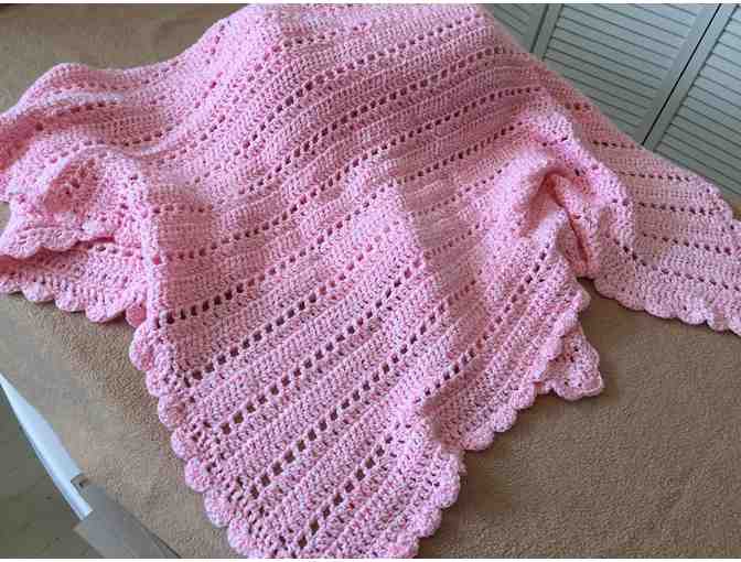Hand Crocheted Baby Blanket