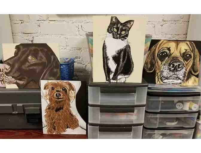 11 x 14 Custom Painted Pet Portrait