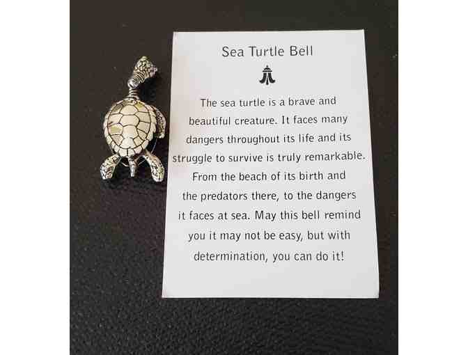 Handcrafted Sea Turtle Bell Charm