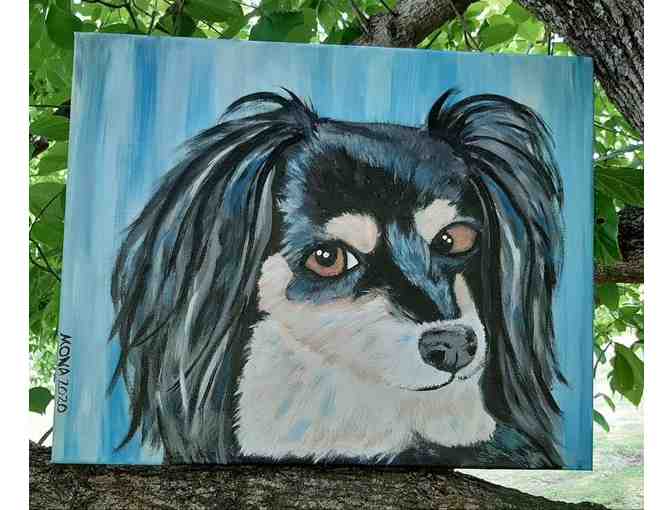 16x20 Hand Painted Pop Art painting of your pet!