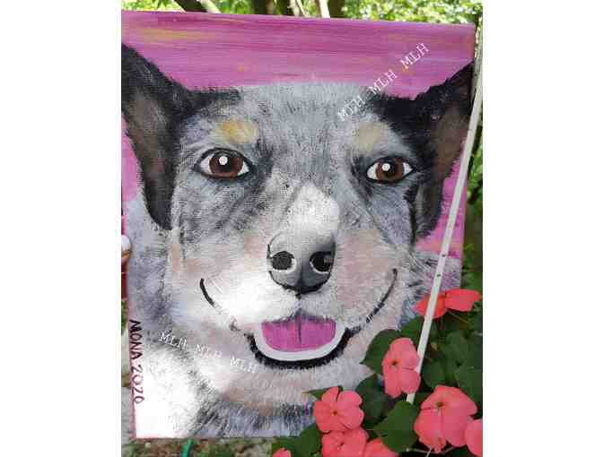 16x20 Hand Painted Pop Art painting of your pet!