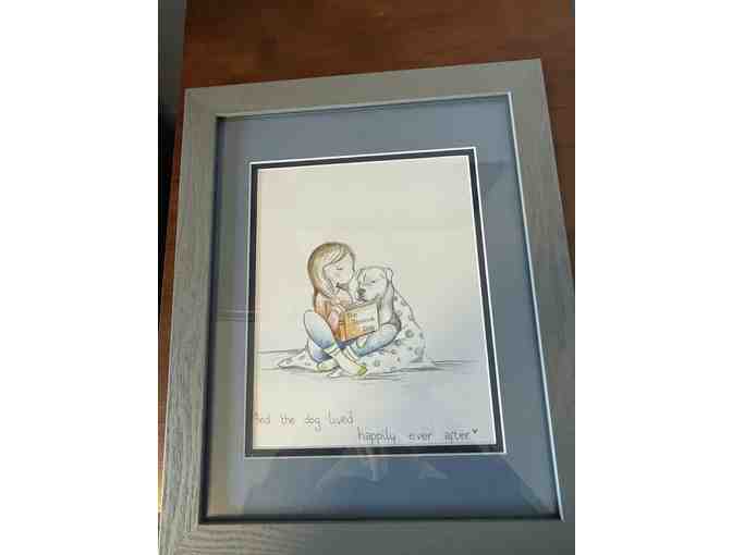 Framed Rescue Dog