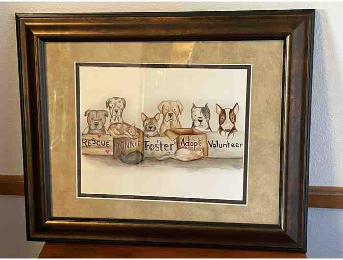 Ladybug Art print-volunteer