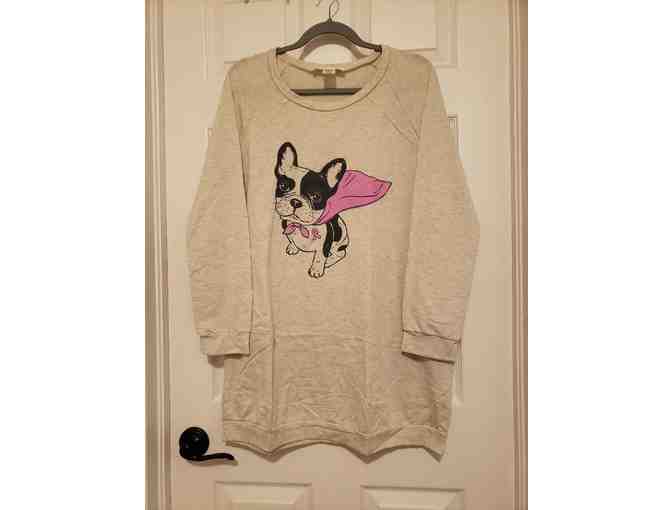 Breast Cancer Awareness Super Frenchie Tunic