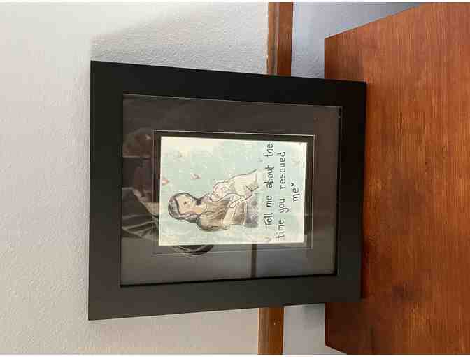 Ladybug Art print-'Tell me about the time '