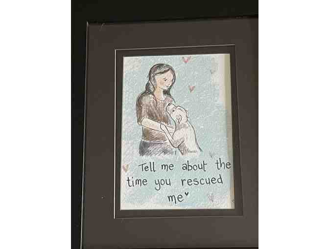 Ladybug Art print-'Tell me about the time '